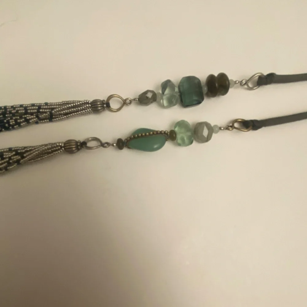 Silpada Retired Multi-Stone Seed Bead Sterling Necklace N2069